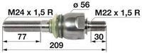 ZGLOB VOLANA AKSIALNI M24x1.5D / M22x1.5D JOHN DEERE