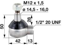 ZGLOB VOLANA notranji desni colski 1/2" G20 K14.5mm MF-MASSEY FERGUSON 35-135-148-230-240-250-550