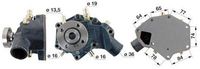ČRPALKA VODE JOHN DEERE 3100-3200-3200X-3300-3300X-3400-3400X-3110-3210-3210X-3310-3310X-3410-3410X TIPI MOTORJA:3029D-4039D-4045D-4039T