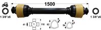 KARDAN T8 L= 1500 mm DIREKTNI KARDAN T8 L= 1500 mm DIREKTNI