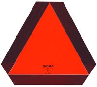 TABLA   glej tudi 199503   OPOZORILNA  nalepka TRIKOTNIK; TABLA ZA OZNAČEVANJE POČASNIH VOZIL standard ECE 69.01