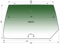 STEKLO KABINE ZADAJ zgoraj TONIRANO KABINA MK III DEUTZ-FAHR AGROTRON 100