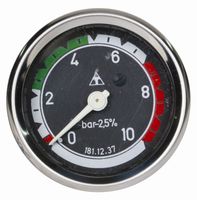 MANOMETER OLJA MOTORJA 1-10bar Priključek=M10x1mm Luknja - fi=8mm 12V ali 24V Kot konusa=60° IMR - RAKOVICA 60-65-76  TEO