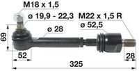 ZGLOB VOLANA AKSIALNI Z VEZNIM ZGLOBOM kpl. M22x1.5D K19.9/22.3 CASE STEYR