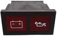 SVETILKA KONTROLNA dvojna 48x24mm RDEČA-RDEČA - COBO SVETILKA KONTROLNA dvojna 48x24mm RDEČA-RDEČA - COBO