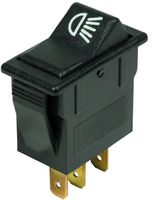 STIKALO LUČI ENOSTOPENJSKO (vgradna mera 20x33mm) drugače obrnjen znak za luč, 3-KONTAKTI STIKALO LUČI ENOSTOPENJSKO (vgradna mera 20x33mm) drugače obrnjen znak za luč, 3-KONTAKTI