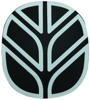 ZNAK-EMBLEM črn FIAT (v=170mm š=150mm) FIAT 55.46-65.46-70.56-80.66