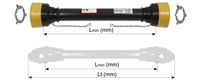 ZAŠČITA T45, Lt=886 mm KOMPLETNA Z LEŽAJEMA IN VERIŽICAMA ZAŠČITA T45, Lt=886 mm KOMPLETNA Z LEŽAJEMA IN VERIŽICAMA