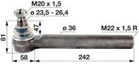 ZGLOB VOLANA M22x1.5D K23.5/26.4 DEUTZ FAHR