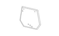 STEKLO KABINE ZADAJ zgoraj PASQUALI ORION 8.85MT - 8.85RS Kabina: LOCHMANN BF6
