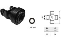 PRIKLJUČEK KARDANA ZUNANJI T1 novi tip 1 3/8" z=6 SPT od 08-2021 naprej PRIKLJUČEK KARDANA ZUNANJI T1 novi tip 1 3/8" z=6 SPT od 08-2021 naprej