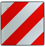 TABLA OPOZORILNA LEVA -RDEČE BELA 423x423 TABLA OPOZORILNA LEVA -RDEČE BELA 423x423