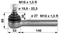 ZGLOB VEZNEGA DROGA notranji desni M18x1.5mm K19.9mm L=170mm CASE STEYR