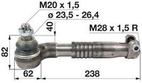 ZGLOB VOLANA notranji desni M28x1.5mm K23.5mm JOHN DEERE