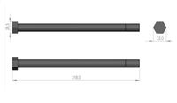 VIJAK SKRAJŠAN M20x305mm S-FLOW SIP