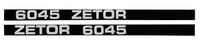 NALEPKA SET "ZETOR 6045"