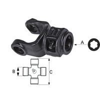 VILICA T3 ZUNANJA A=1 3/8" z=6 KOMPLETNA VILICA T3 ZUNANJA A=1 3/8" z=6 KOMPLETNA
