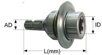 PODALJŠEK KARDANA AD=1 3/8” z=6 ,ID=1 3/4” z=6 NA ZAPIRALO PODALJŠEK KARDANA AD=1 3/8” z=6 ,ID=1 3/4” z=6 NA ZAPIRALO