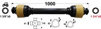 KARDAN T8  L=1000 mm DIREKTNI 13/4 z=6 na strani stroja
