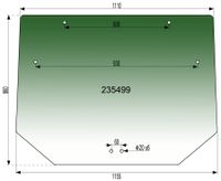STEKLO KABINE ZADAJ zgoraj HÜRLIMANN XA607 kabina: SOVEMA CS22