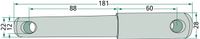 SORNIK PRIKLOPA Cat.1-2 22/28 l=187mm GR SORNIK PRIKLOPA Cat.1-2 22/28 l=187mm GR