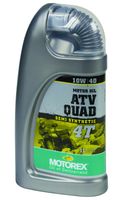 OLJE MOTOREX ATV QUAD 4T 10W40 1/1L
Moderno motorno olje sintetične osnove za 4-taktne motorje ATV/Quads. Olje ima dobro strižno stabilnost in
zelo 