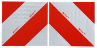 NALEPKA OPOZORILNA grt LEVA + DESNA 282x282mm SIST EN 12899-1; DIN30710 NALEPKA OPOZORILNA grt LEVA + DESNA 282x282mm SIST EN 12899-1; DIN30710