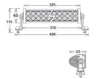 ŽAROMET LED PANELNI 4200Lm DELOVNI PRAVOKOTEN 115x325  9-32V  24x3W