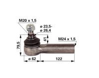 ZGLOB VOLANA notranji desni M24x1.5mm K23.5mm/26.4MM ZGLOB VOLANA notranji desni M24x1.5mm K23.5mm/26.4MM