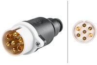 VTIKAČ 7 POLNI PVC 12V HELLA VTIKAČ 7 POLNI PVC 12V HELLA