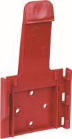 NOSILEC ZAGOZDE KOLESA PVC (rdeč) PLOŠČATI do 1600 kg STANDARD DIN76051