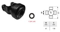 PRIKLJUČEK KARDANA ZUNANJI T8 novi tip 1 3/4" z=6 SPT  od 08-2021 naprej