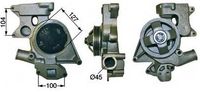 ČRPALKA  VODE NEW HOLLAND TS100-110-115 FORD 7740-7840-8240-8340