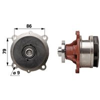 ČRPALKA VODE DEUTZ-FAHR SAME-SLH ČRPALKA VODE DEUTZ-FAHR SAME-SLH