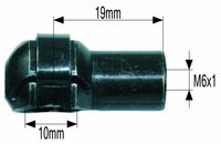 PRIKLJUČEK AMORTIZERJA kovinski M6 FI BUČKE JE 10mm   L=19mm