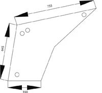 STEKLO KABINE VRAT spodaj LEVO ali DESNO CASE IH FRITZMEIER COMBI CAB 9615 - CASE KOMBI CAB, SILENT 40 440-540-640-740-840-940 STEKLO KABINE VRAT spodaj LEVO ali DESNO CASE IH FRITZMEIER COMBI CAB 9615 - CASE KOMBI CAB, SILENT 40 440-540-640-740-840-940
