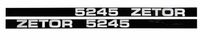 NALEPKA SET "ZETOR 5245" NALEPKA SET "ZETOR 5245"