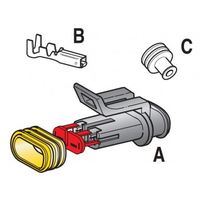 KONEKTOR VODOTESNI M (moški) 2-polni S-SEAL 150 KONEKTOR VODOTESNI M (moški) 2-polni S-SEAL 150