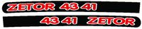 NALEPKA SET  "ZETOR 4341