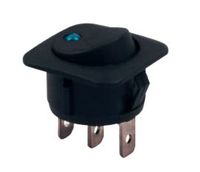 STIKALO S KONTROLKO modro  FI vgradni=25mm