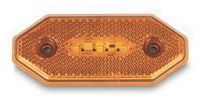 SVETILKA MARKIRNA led RUMENA - ORANŽNA 12/24V 3LED/0,4W 100x42mm debelina 14mm razmak med luknjami: 60mm homologirano AJ.BA SVETILKA MARKIRNA led RUMENA - ORANŽNA 12/24V 3LED/0,4W 100x42mm debelina 14mm razmak med luknjami: 60mm homologirano AJ.BA