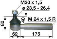 ZGLOB VOLANA notranji desni M24x1.5mm K23.5mm CASE