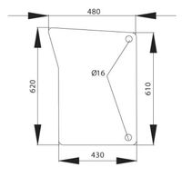 STEKLO KABINE SPREDAJ spodaj LEVO (tonirano zeleno) JOHN DEERE KABINE SE 602-6120-6220-6320-6420-6520-6620-6920 6020-6120-6220-6320-6420-6420S-6520-66 STEKLO KABINE SPREDAJ spodaj LEVO (tonirano zeleno) JOHN DEERE KABINE SE 602-6120-6220-6320-6420-6520-6620-6920 6020-6120-6220-6320-6420-6420S-6520-66