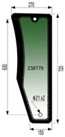 STEKLO KABINE SPREDAJ spodaj DESNO JOHN DEERE 5100GF
