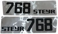 NALEPKA STEYR set-grt"768 STEYR" STEYR
