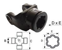 VILICA X7 NOTRANJA ZA CEV D=51x E=37 NOTRANJO VILICA X7 NOTRANJA ZA CEV D=51x E=37 NOTRANJO