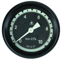 MANOMETER ZRAKA 0-10bar TD - TORPEDO TD45 - TD55 - TD68 - TD90 - TX75 - TD80 - RX100 - RX120