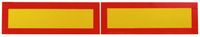 TABLA OPOZORILNA RUMENA-RDEČA PAR 300x100mm TABLA OPOZORILNA RUMENA-RDEČA PAR 300x100mm