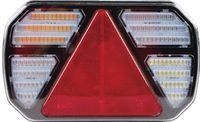 SVETILKA STOP LED leva 245x151x40mm 12-24V IP65   FUNKCIJE: pozicija, smerokaz-DINAMIČNI PREMIK V LEVO, stop, osvetlitev tablice, meglenka, vzvratna v