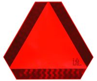 TABLA OPOZORILNA nalepka TRIKOTNIK; TABLA ZA OZNAČEVANJE POČASNIH VOZIL standard ECE 69.01 TABLA OPOZORILNA nalepka TRIKOTNIK; TABLA ZA OZNAČEVANJE POČASNIH VOZIL standard ECE 69.01